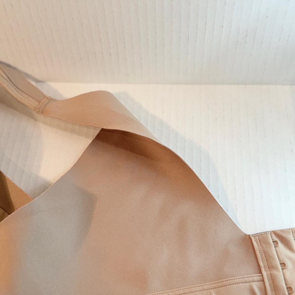 🆕 Warners No Side Effects Wireless Bra 2XL Tan~Smooth Support Seamless Comfort - Picture 5 of 16